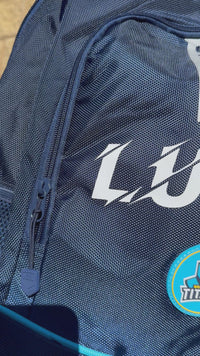 Load and play video in Gallery viewer, Personalised Gold Coast Titans Official NRL Backpack
