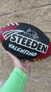 Load and play video in Gallery viewer, Personalised Penrith Panthers Official NRL Ball (Size 5)
