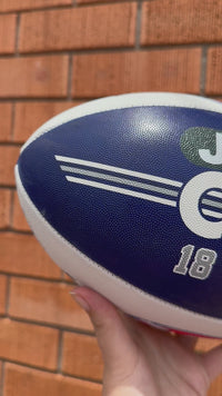 Load and play video in Gallery viewer, Personalised AFL Official Geelong Cats Club Football (Size 5)

