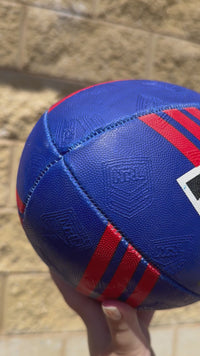 Load and play video in Gallery viewer, Personalised Newcastle Knights Official NRL Ball (Size 5)
