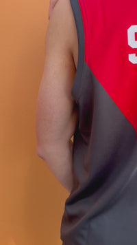 Load and play video in Gallery viewer, Personalised Essendon Bombers AFL Guernsey
