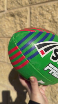 Load and play video in Gallery viewer, Personalised New Zealand Warriors Official NRL Ball (Size 5)

