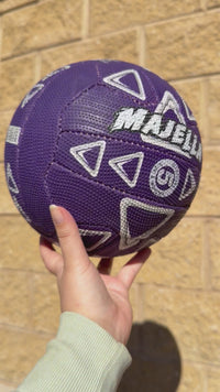 Load and play video in Gallery viewer, Personalised Hart Fuse Purple Netball (SIZE 4, 5)
