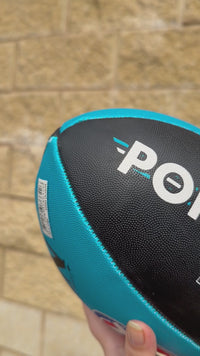 Load and play video in Gallery viewer, Personalised AFL Official Port Adelaide Power Club Football (Size 5)

