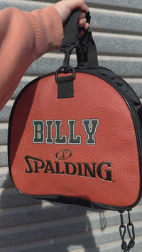 Load and play video in Gallery viewer, Personalised Spalding Basketball Bag
