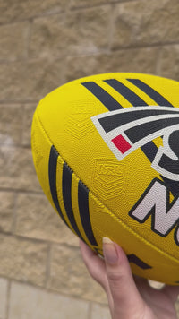 Load and play video in Gallery viewer, Personalised North Qld Cowboys Official NRL Ball (Size 5)
