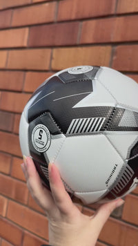 Load and play video in Gallery viewer, Personalised Deploy Ascend Advanced Training Black Soccer Ball (Size 5)
