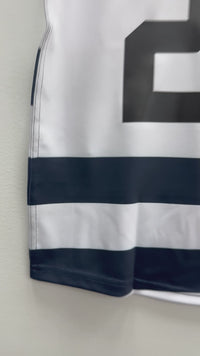Load and play video in Gallery viewer, Personalised Geelong Cats AFL Guernsey
