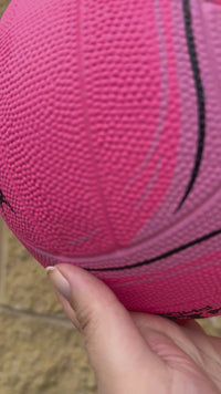 Load and play video in Gallery viewer, Personalised Gilbert Phoenix Netball Pink (SIZE 4, 5)
