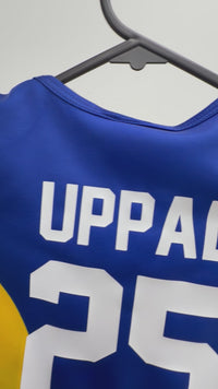 Load and play video in Gallery viewer, Personalised West Coast Eagles AFL Toddler Guernsey
