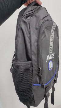 Load and play video in Gallery viewer, Personalised Canterbury Bulldogs Official NRL Backpack
