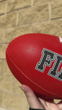 Load and play video in Gallery viewer, Personalised Mi-Ball AFL Football - Red (Size 1, 2, 3, 4, 5)
