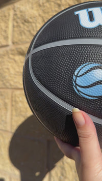 Load and play video in Gallery viewer, Personalised Wilson BNSW Black Rubber Basketball (Size 5, 6 &amp; 7)

