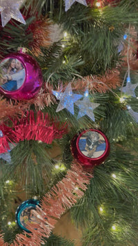 Load and play video in Gallery viewer, Personalised Green Christmas Bauble
