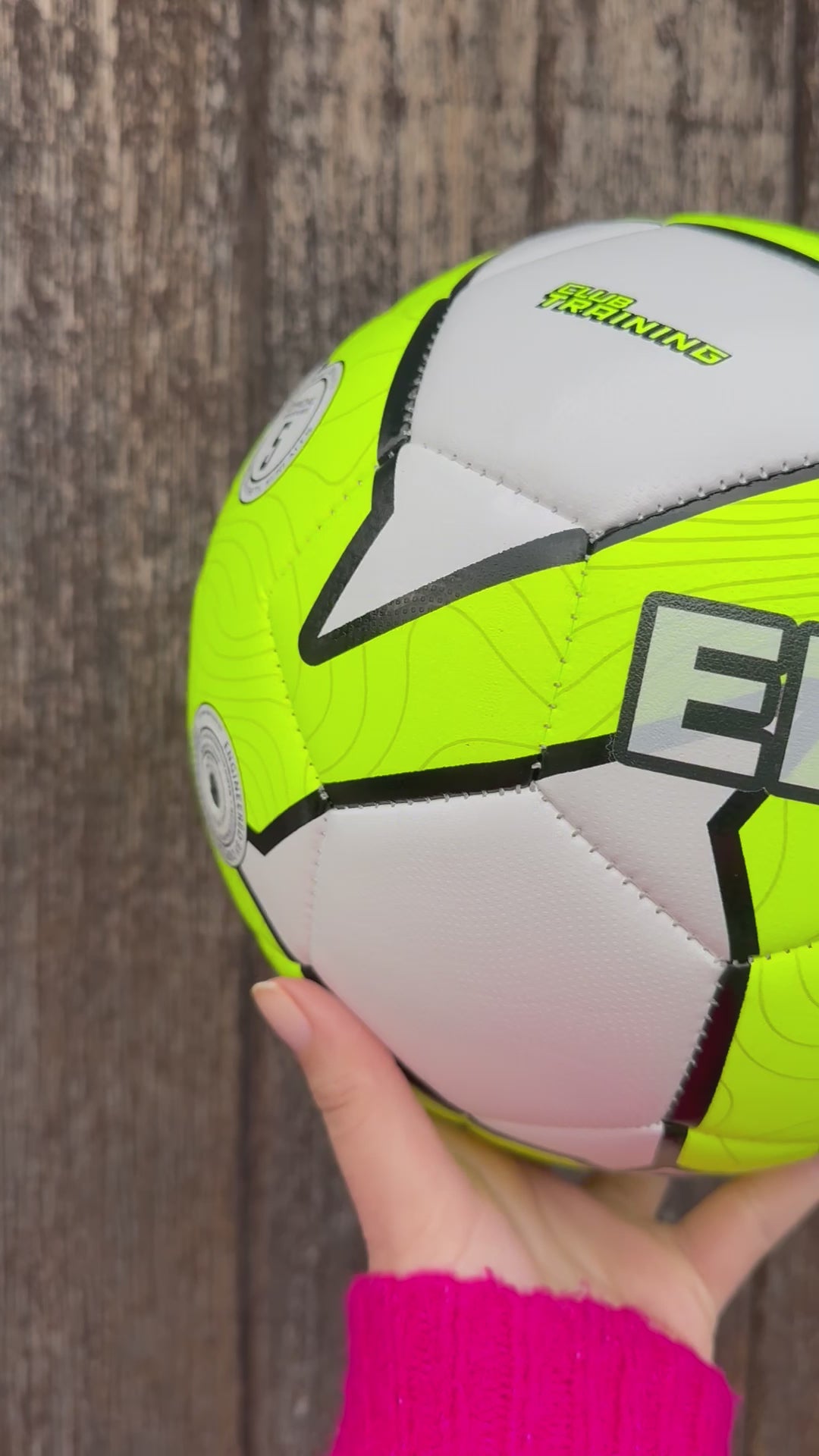 Personalised Neon Deploy Soccer Ball (Size 3, 4 ,5)