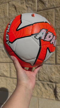 Load and play video in Gallery viewer, Personalised Deploy Orange Soccer Ball (Size 3, 4, 5)

