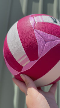 Load and play video in Gallery viewer, Personalised Mi-Ball Envision Pink Netball (SIZE 5)
