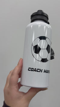 Load and play video in Gallery viewer, Personalised Soccer Drink Bottles
