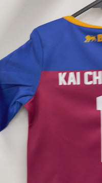 Load and play video in Gallery viewer, Personalised Brisbane Lions AFL Toddler Guernsey
