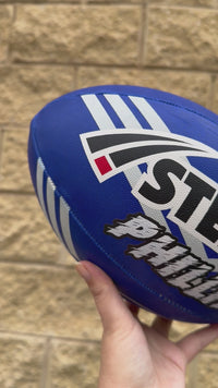 Load and play video in Gallery viewer, Personalised Newtown Jets Official NRL Ball (Size 5)
