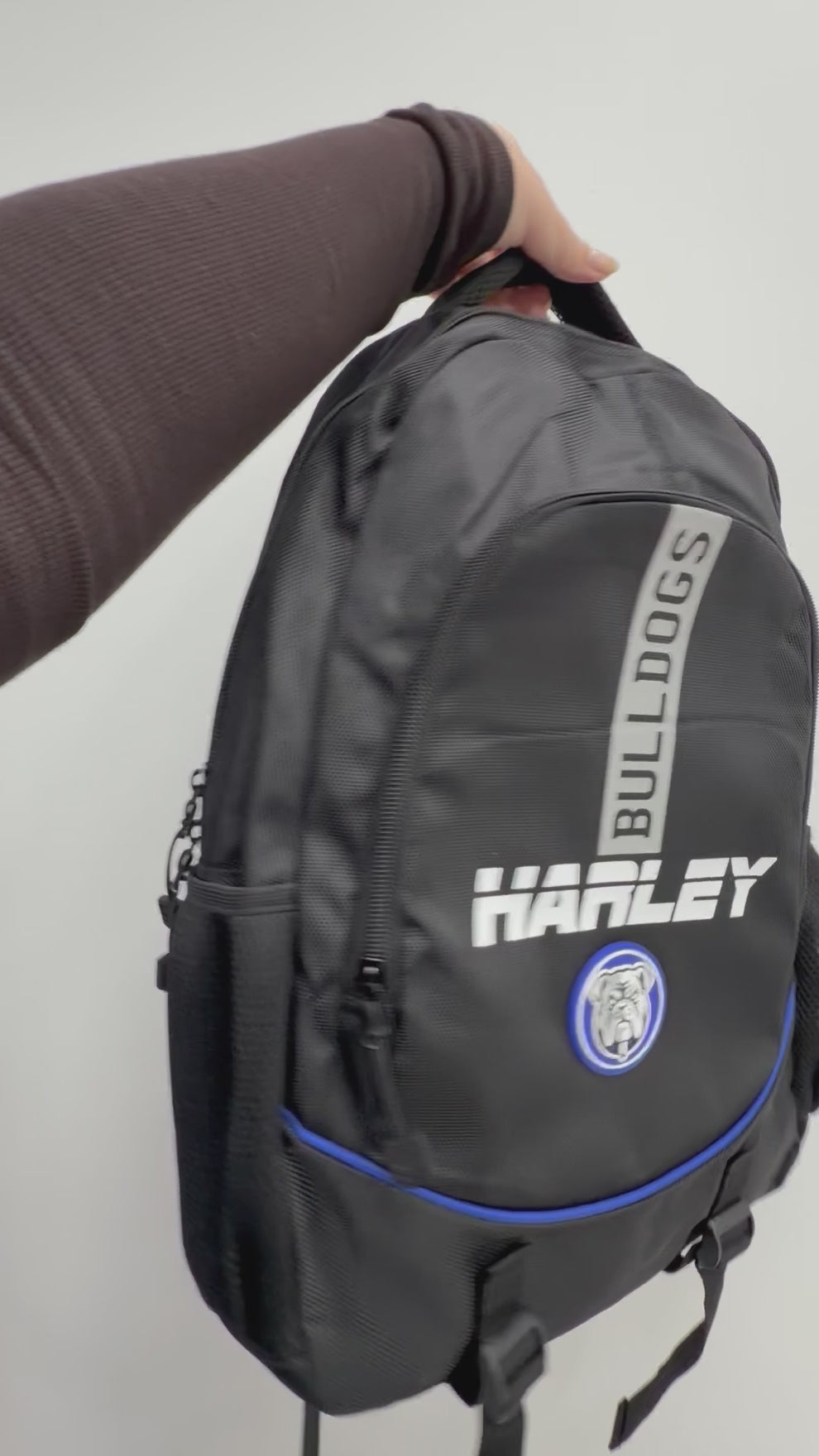 Personalised Canterbury Bulldogs Official NRL Backpack