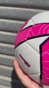 Load and play video in Gallery viewer, Personalised Deploy Pink Soccer Ball (Size 3, 4, 5)
