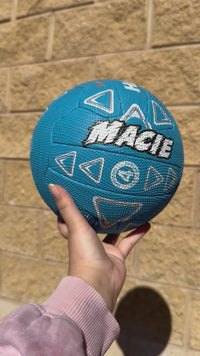 Load and play video in Gallery viewer, Personalised Hart Fuse Blue Netball (SIZE 4, 5)
