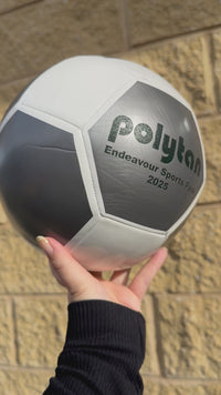 Load and play video in Gallery viewer, Personalised Adidas EPP Club Grey/White Soccer Ball (Size 5)

