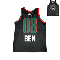 Load image into Gallery viewer, Personalised NRL South Sydney Rabbitohs Basketball Singlet

