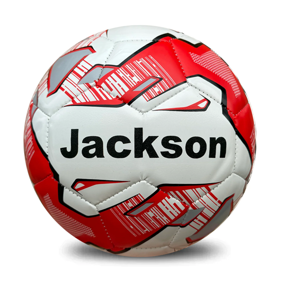 Personalised Mi-Ball Red Soccer Ball (Size 3, 4, 5)