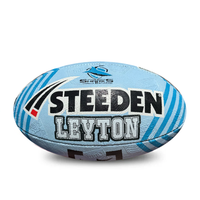Load image into Gallery viewer, Personalised Cronulla Sharks Official NRL Ball (11inch mini ball)
