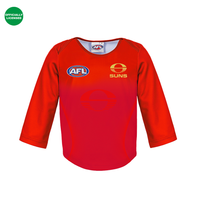 Load image into Gallery viewer, Personalised Gold Coast Suns AFL Toddler Guernsey

