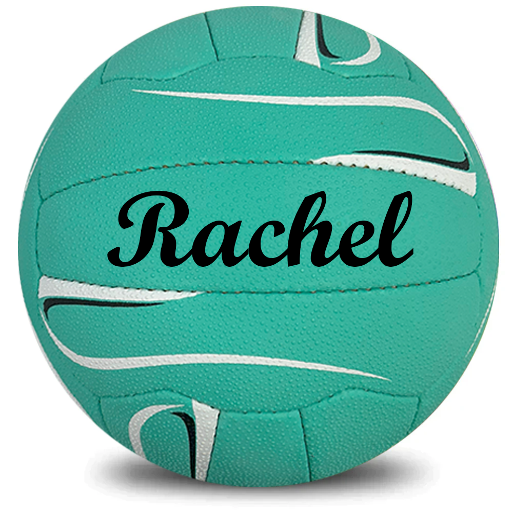 Personalised Mi-Ball Envision Teal Netball (SIZE 4, 5)