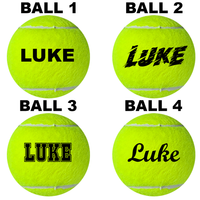 Load image into Gallery viewer, Personalised Slazenger Tennis Balls (4 Pack)
