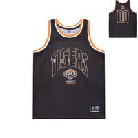 Load image into Gallery viewer, Personalised NRL Wests Tigers Basketball Singlet

