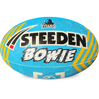 Load image into Gallery viewer, Personalised Gold Coast Titans Official NRL Ball (Size 5)
