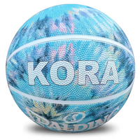 Load image into Gallery viewer, Personalised Spalding Rubber Basketball Tie Dye Turquoise (Size 6)
