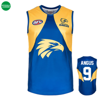 Load image into Gallery viewer, Personalised West Coast Eagles AFL Guernsey
