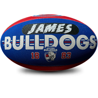 Load image into Gallery viewer, Personalised AFL Official Western Bulldogs Club Football (Size 5)
