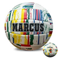 Load image into Gallery viewer, Personalised Spalding White Marble Volleyball (Size 5)
