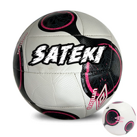 Load image into Gallery viewer, Personalised White/Black Umbro Swerve Soccer Ball (SIZE 3, 4, 5)
