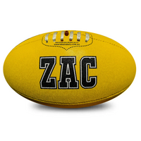 Load image into Gallery viewer, Personalised Mi-Ball AFL Football - Yellow (Size 5)
