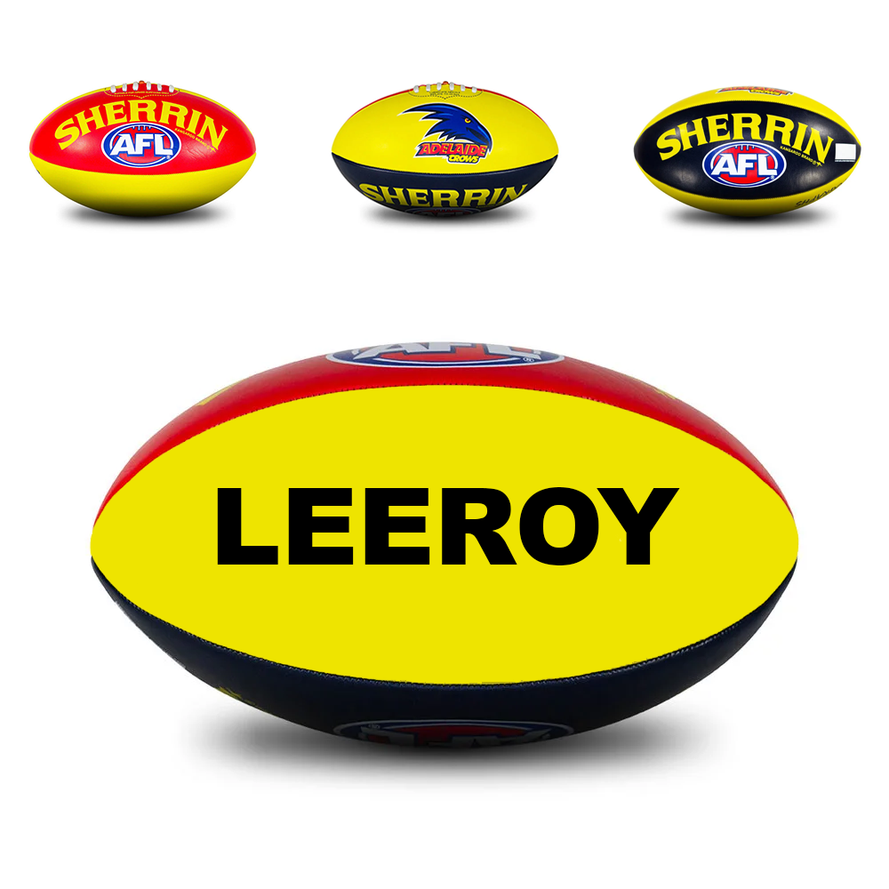 Personalised AFL Official Adelaide Crows display football (size 3)