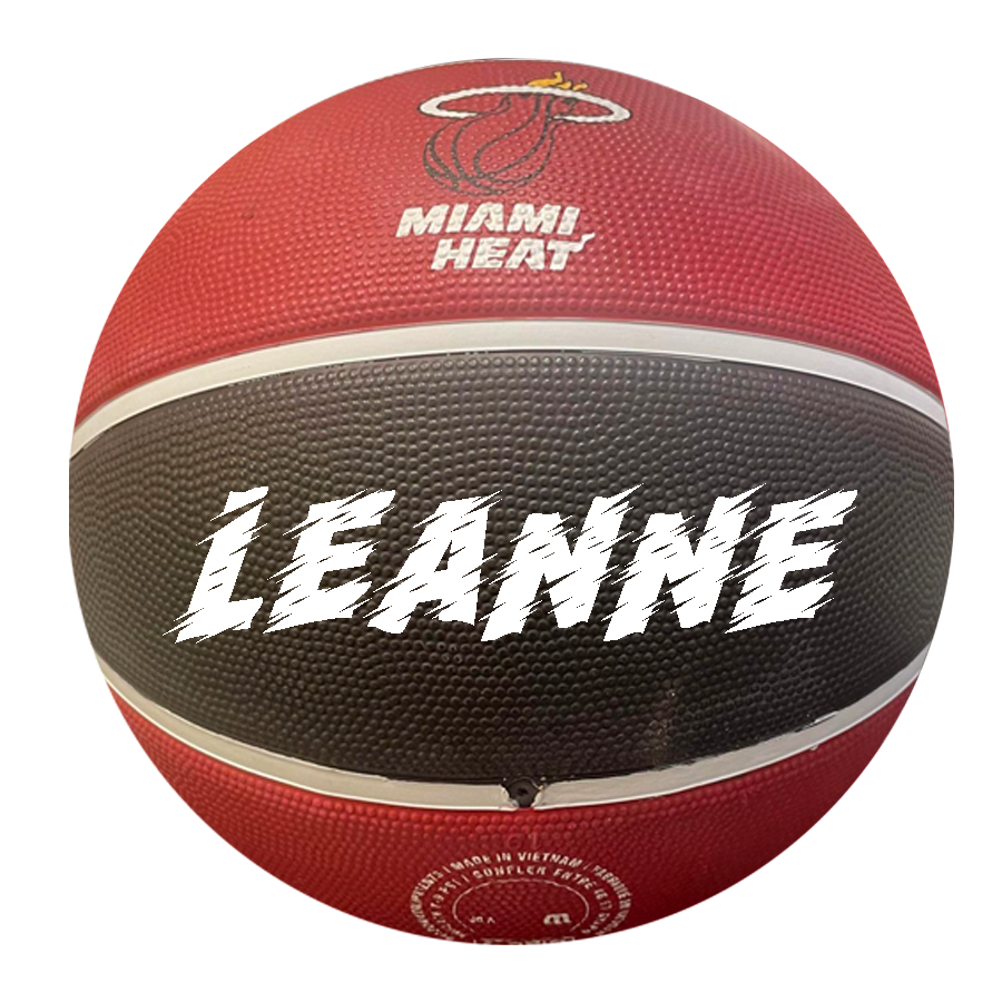 Personalised NBA Official Miami Heat Team Basketball (Size 7)