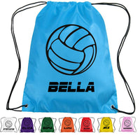 Load image into Gallery viewer, Personalised Netball Drawstring Bag
