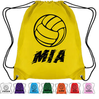 Load image into Gallery viewer, Personalised Netball Drawstring Bag
