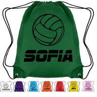 Load image into Gallery viewer, Personalised Netball Drawstring Bag
