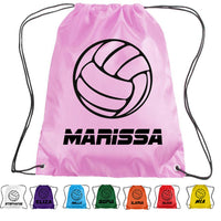 Personalised Netball Drawstring Bag