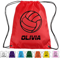 Load image into Gallery viewer, Personalised Netball Drawstring Bag
