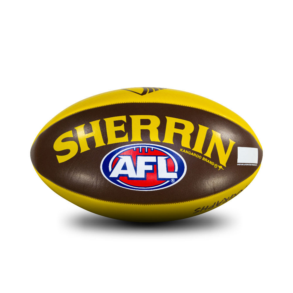 Personalised AFL Official Hawthorn Hawks display football (size 3)